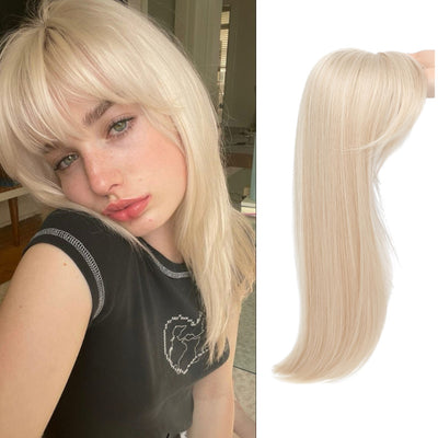 Extensión de Cabello Sintético con Clip de Hebilla - Peluca Simulada Premium - Image 4