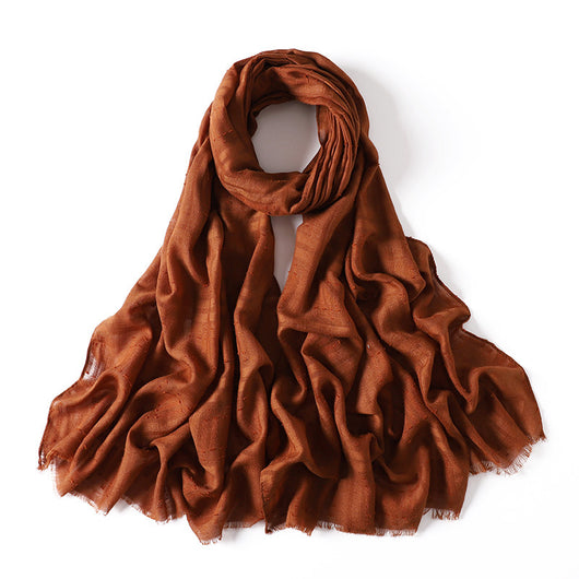 Pañuelo Hijab Premium Tie-Dye Degradado con Estampado Arrugado - Image 16