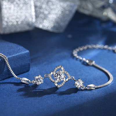 Pulsera de Plata 925 con Trébol de Cuatro Hojas para Mujer - Image 5