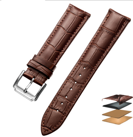 Correa de Reloj de Cuero Premium de Primera Capa - Unisex Universal