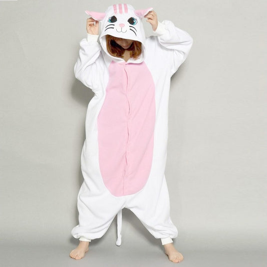 Pijama Infantil Gato Blanco Cartoon