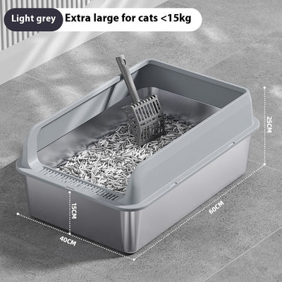 Arenero de Acero Inoxidable para Gatos - Image 10