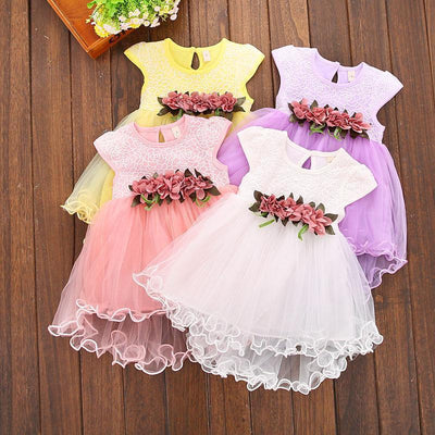 Vestido Princesa Tul Esponjoso para Niñas