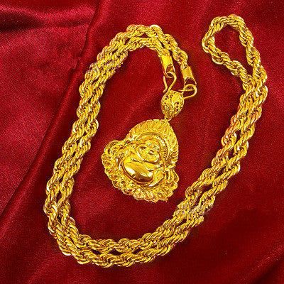 Collar de Cáñamo con Baño de Oro - Image 5