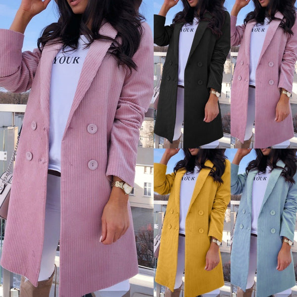 Traje Blazer Entallado en Colores Pastel para Mujer