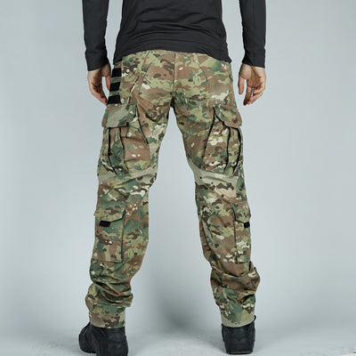 Pantalones Tácticos Camuflaje con Bolsillos Funcionales Reforzados - Image 8