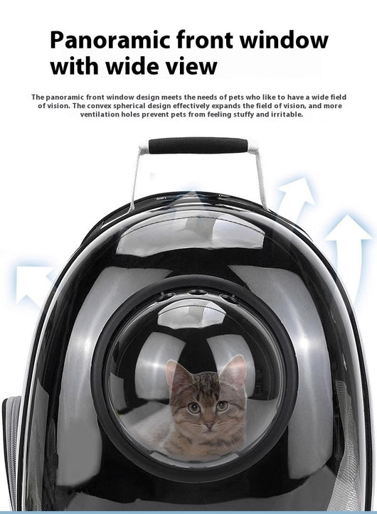 Mochila Transparente para Gatos con Cúpula Panorámica y Gran Capacidad - Image 23