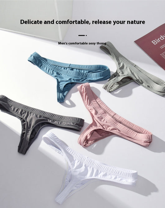 Bóxer Transparente de Seda Helada Talla Grande para Hombre - Image 13