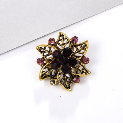 Broche de Aleación con Cristales de Fantasía Pequeño - Image 46