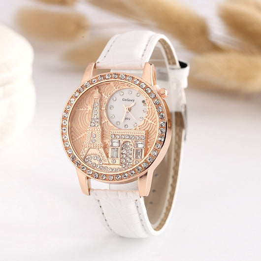 Reloj de Diamantes Emblema Eiffel Bandera - Colección Exclusiva de Lujo - Image 12