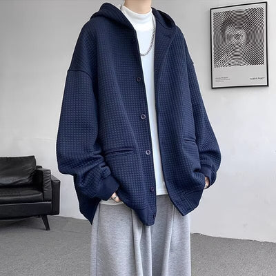 Cardigan de Pana Texturizada para Hombre - Otoño/Invierno - Image 8