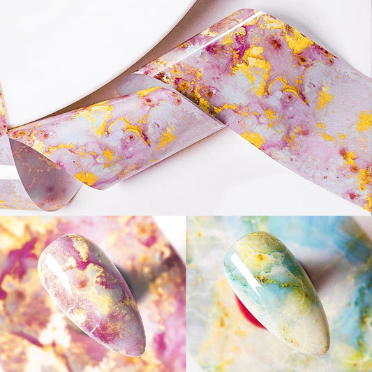 Papel Marmolado Efecto Estrellado