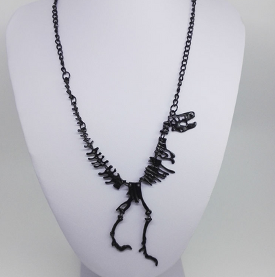 Collar Colgante Dinosaurio Esqueleto Aleación Estilo Personalidad Exagerado - Image 3