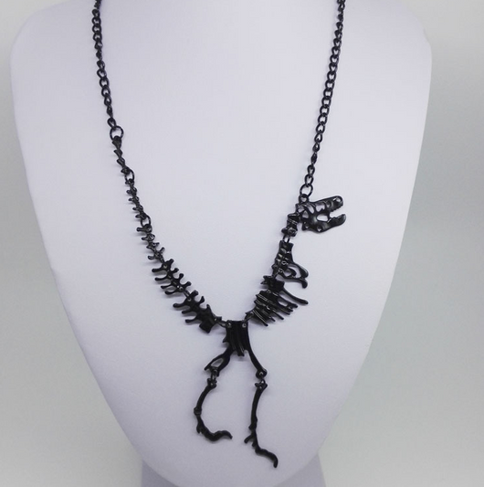 Collar Colgante Dinosaurio Esqueleto Aleación Estilo Personalidad Exagerado - Image 3