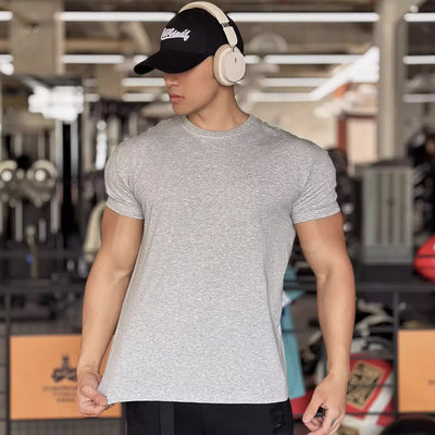 Camiseta Deportiva Manga Corta para Hombre - Ajuste Ceñido - Image 3