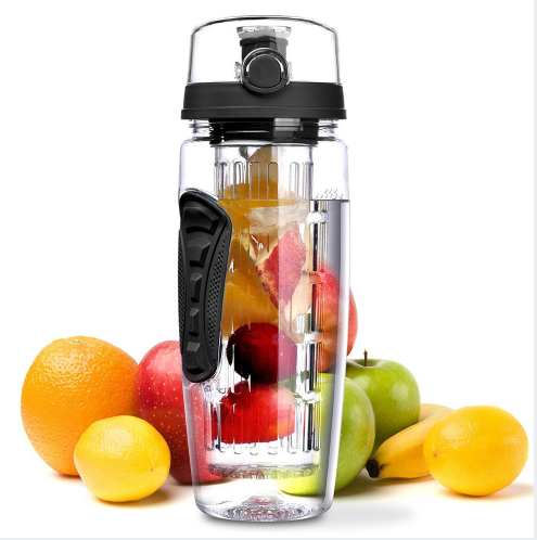 Botella Infusora de Frutas con Shaker - Portátil para Camping y Aventuras