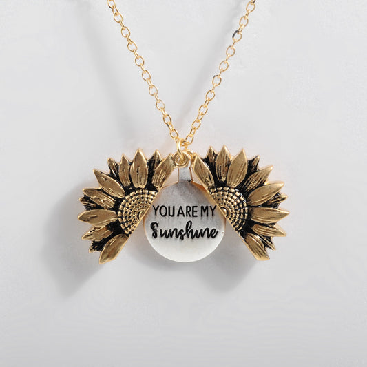 Collar Floral Doble Cara Corto para Clavícula