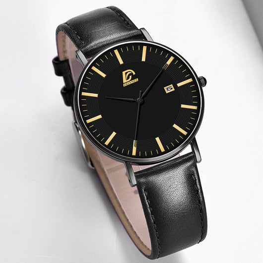 Reloj Casual de Cuarzo para Hombre con Correa de Cuero - Image 6