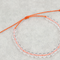 Brazalete de cuentas de cristal naranjas
