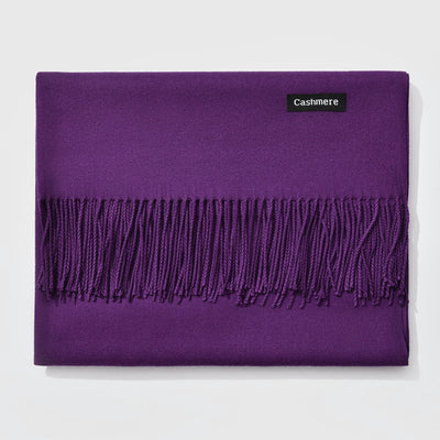 Bufanda de Cachemira Liso Premium - Image 30