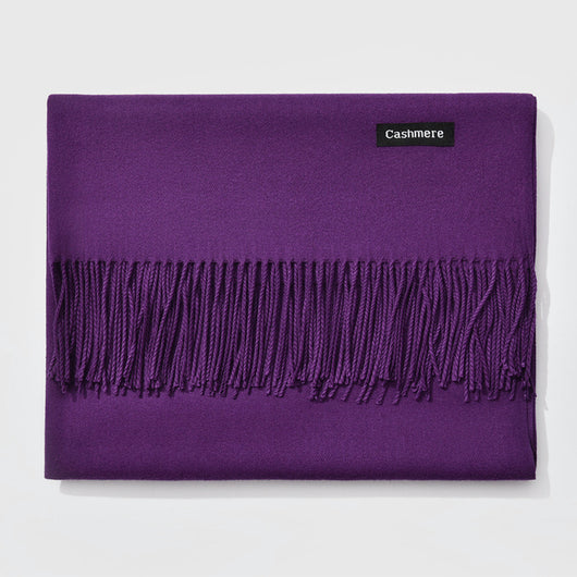 Bufanda de Cachemira Liso Premium - Image 30