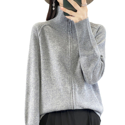 Cardigan de Lana Cuello Alto para Mujer - Colección Otoño Invierno - Image 6