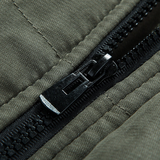 Abrigo Militar Grueso Forrado en Fleece para Hombre - Image 15