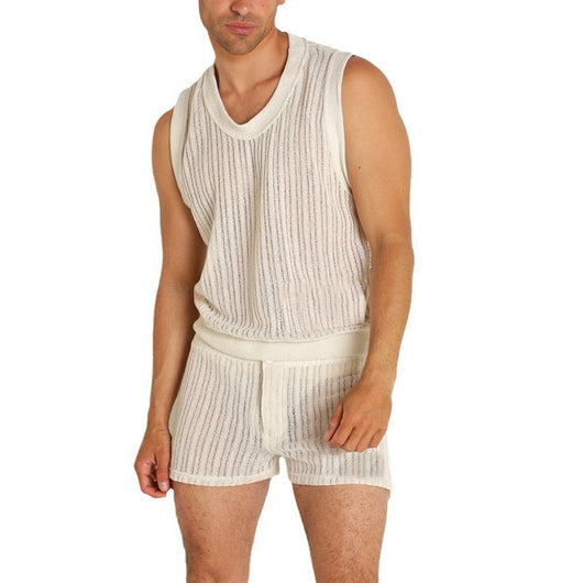 Conjunto de Shorts y Chaleco Casual Hombre Corte I - Image 4
