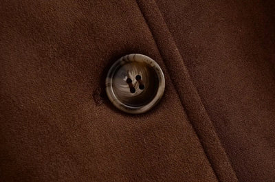 Chaqueta Camisa Polo Suede con Cinturón - Manga Larga Oversize - Image 13