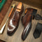 Zapatos Oxford Brock de Cuero Genuino Estilo Británico para Hombre