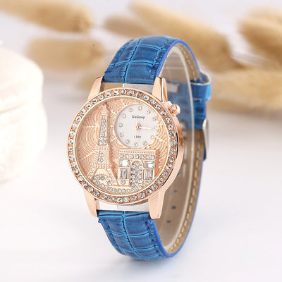 Reloj de Diamantes Emblema Eiffel Bandera - Colección Exclusiva de Lujo - Image 8
