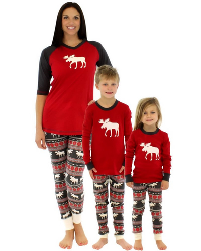 Pijamas Navideños Estampado Reno para Toda la Familia - Image 5