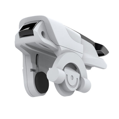 Two white and gold mobile gaming triggers for smartphones, designed to enhance gameplay with auxiliary firing. - Image 5
