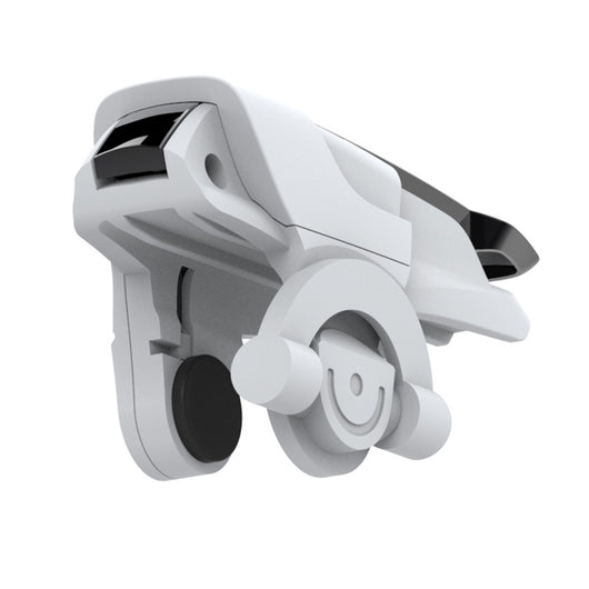 Two white and gold mobile gaming triggers for smartphones, designed to enhance gameplay with auxiliary firing. - Image 5
