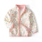 Chaqueta Polar Infantil con Cuello de Pie y Mangas Largas