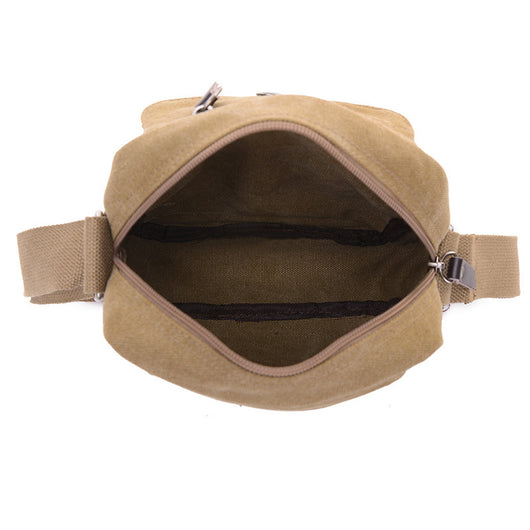 Bolsa Crossbody de Lona Estilo Coreano - Compacta y Versátil - Image 6