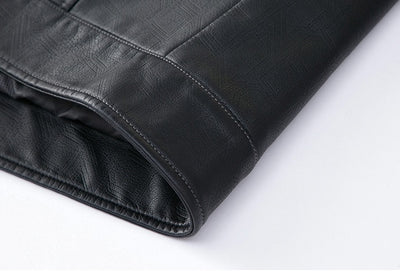 Chaqueta de Cuero Casual para Hombre - Otoño e Invierno - Image 6