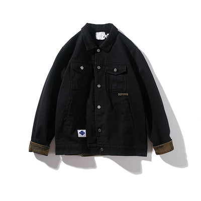 Chaqueta Beisbolera Suelta Unisex Casual Versátil para Hombre - Image 8