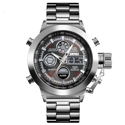 Reloj Deportivo Skmei para Hombre - Acero Inoxidable Resistente al Agua - Image 6