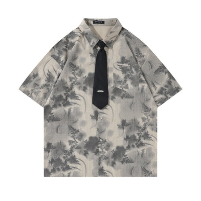 Camisa Casual de Camuflaje Manga Corta para Hombre - Image 2