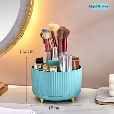 Organizador Giratorio de Brochas de Maquillaje con Almacenamiento Cosmético - Image 3