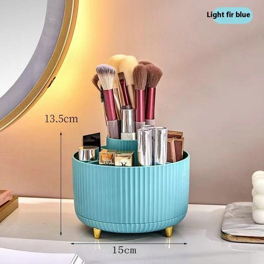 Organizador Giratorio de Brochas de Maquillaje con Almacenamiento Cosmético - Image 3