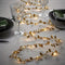 Cadena de Luces LED Hojas Doradas y Plateadas - Decoración Rattan