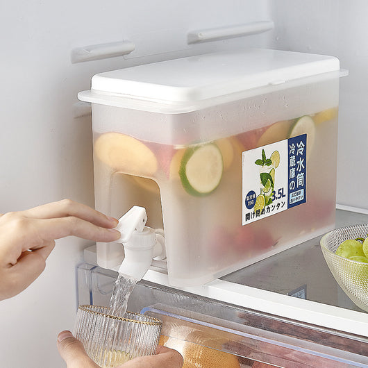 Jarra Dispensadora de Agua Fría con Grifo - Contenedor de Gran Capacidad para Bebidas - Image 6