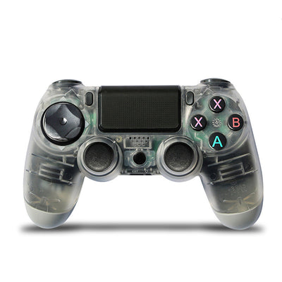 Rose gold wireless game controller with dual vibration, Bluetooth, and action buttons for PS4, PC, and P3. - Image 42