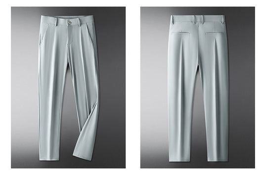 Pantalones Casuales Ejecutivos Stretch Rectos Holgados para Hombre - Image 15