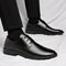 Zapatos de Cuero Casual-Formal Estilo Británico para Jóvenes