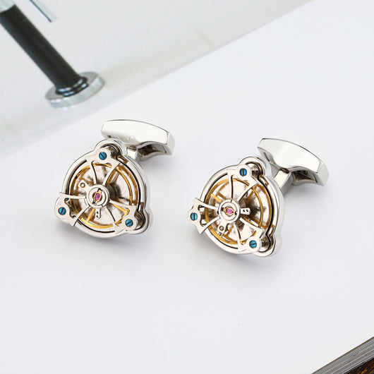 Gemelos de Movimiento de Reloj Tourbillon Francés de Exportación - Image 10