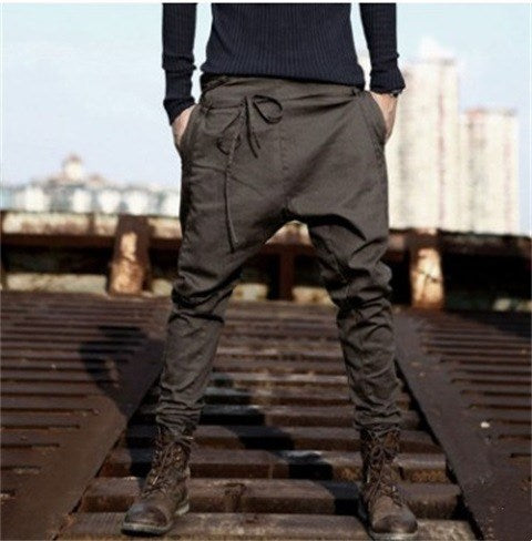Pantalones Deportivos Holgados con Cordones