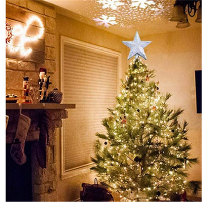 Estrella Luminosa LED para Árbol de Navidad con Proyector Láser de Copos de Nieve - Image 10